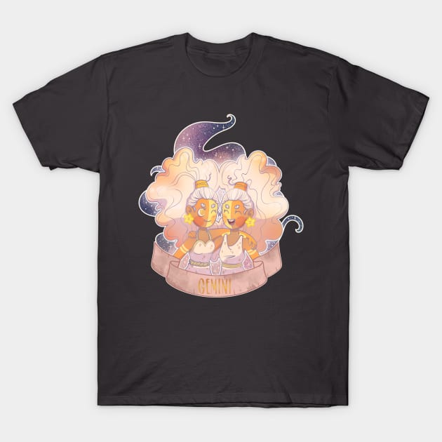 Gemini T-Shirt by Meeko_Art